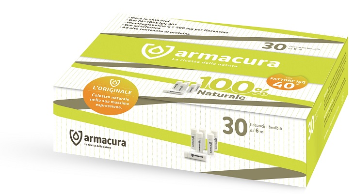 ARMACURA COLOSTRO 100% 30 FLACONCINI BEVIBILI - Farmacia Murachelli Di Putelli dr. Giovanni
