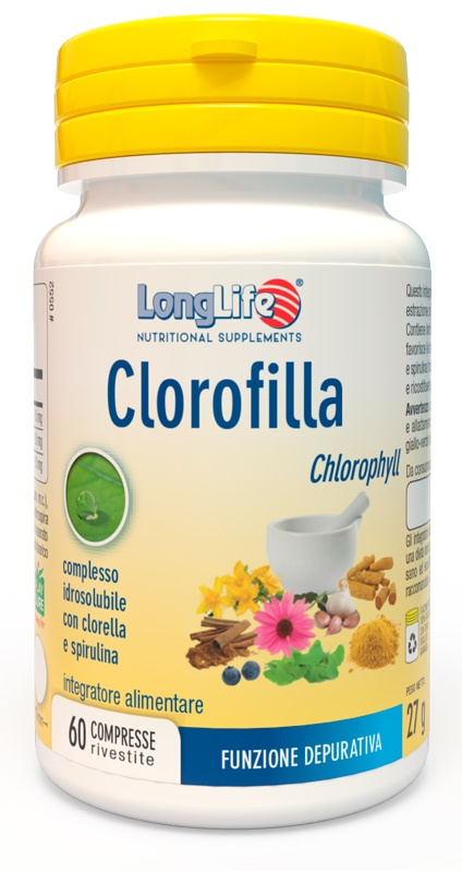 LONGLIFE CLOROFILLA 60 COMPRESSE RIVESTITE - Farmacia Murachelli Di Putelli dr. Giovanni