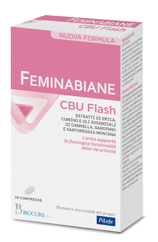 FEMINABIANE CBU FLASH 20 COMPRESSE NUOVA FORMULA - Farmacia Murachelli Di Putelli dr. Giovanni