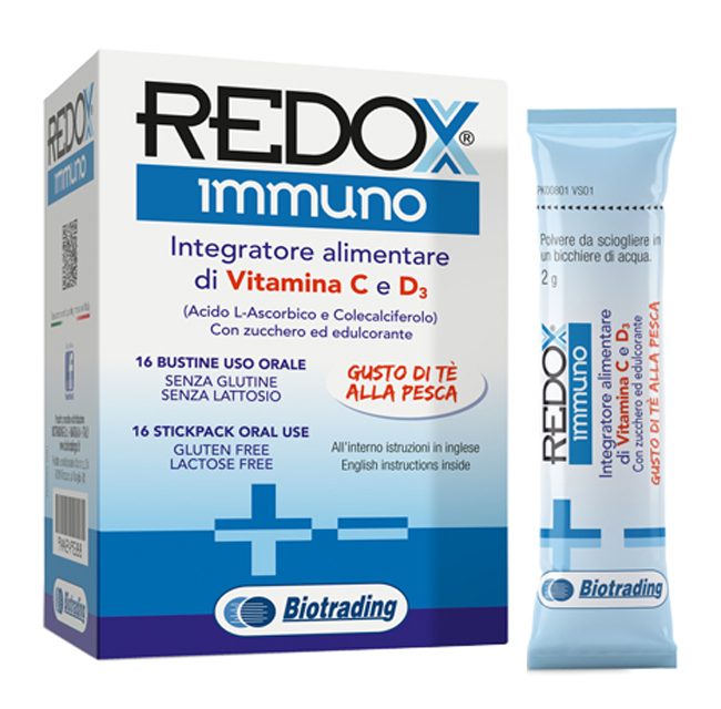 REDOX IMMUNO 16 STICK - Farmacia Murachelli Di Putelli dr. Giovanni