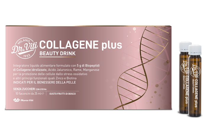 DR VITI COLLAGENE BEAUTY DRINK PLUS 250 ML - Farmacia Murachelli Di Putelli dr. Giovanni