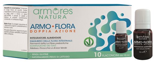 ARMORES ARMO FLORA DOPPIA AZIONE 10 FLACONCINI DA 10 ML - Farmacia Murachelli Di Putelli dr. Giovanni