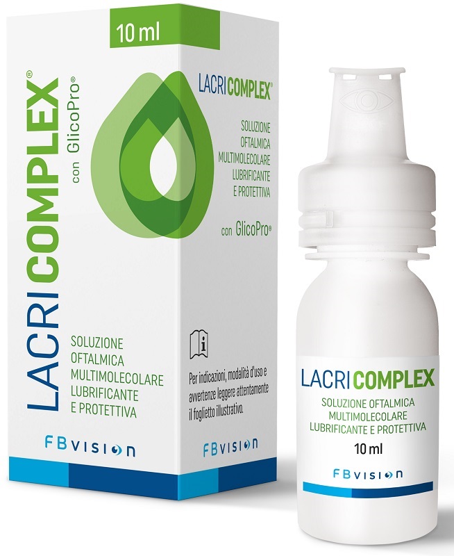 LACRICOMPLEX SOLUZIONE OFTALMICA MULTIMOLECOLARE LUBRIFICANTE PROTETTIVA 10 ML - Farmacia Murachelli Di Putelli dr. Giovanni