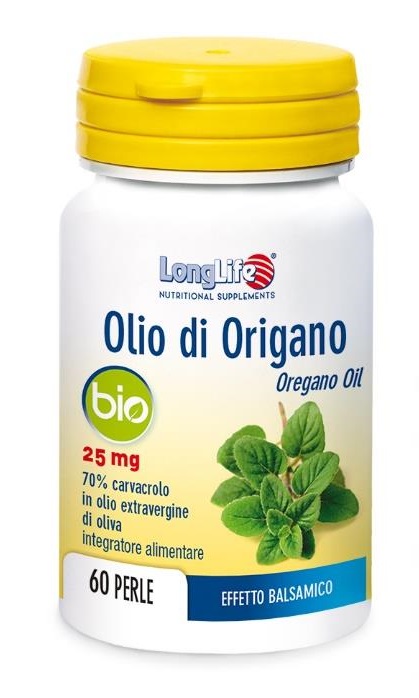LONGLIFE OLIO ORIGANO BIO 60 PERLE DI GELATINA - Farmacia Murachelli Di Putelli dr. Giovanni