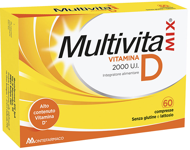 MULTIVITAMIX VITAMINA D 2000 UI 60 COMPRESSE - Farmacia Murachelli Di Putelli dr. Giovanni