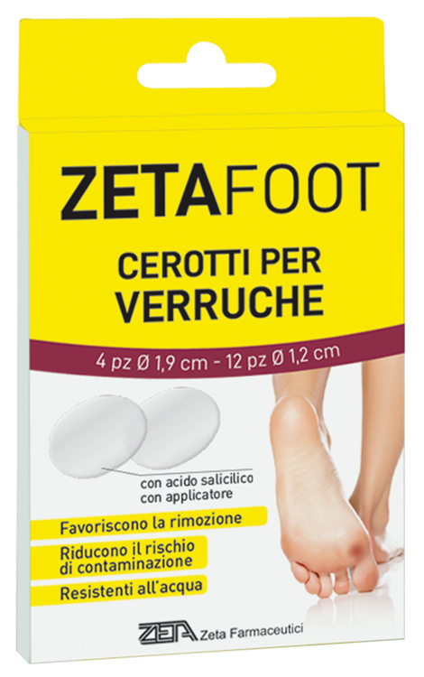 ZETAFOOT CEROTTO VERRUCHE ASSORTITO 16 PEZZI - Farmacia Murachelli Di Putelli dr. Giovanni