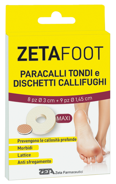 ZETAFOOT PARACALLO TONDO 8 PEZZI + DISCHETTO CALLIFUGO 9 PEZZI - Farmacia Murachelli Di Putelli dr. Giovanni