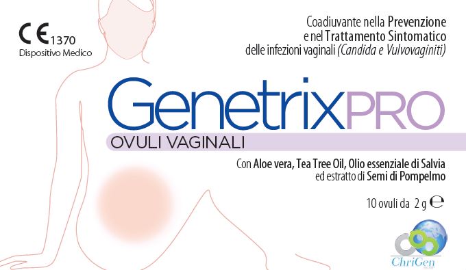 GENETRIX PRO 10 OVULI VAGINALI 2 G - Farmacia Murachelli Di Putelli dr. Giovanni