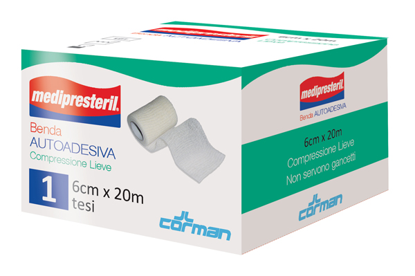 MEDIPRESTERIL BENDA AUTOADESIVA 6X2000 CM 1 PEZZO - Farmacia Murachelli Di Putelli dr. Giovanni