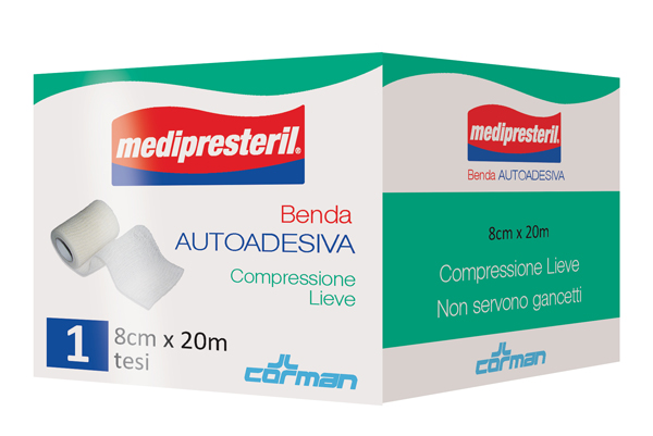 MEDIPRESTERIL BENDA AUTOADESIVA 8X2000 CM 1 PEZZO - Farmacia Murachelli Di Putelli dr. Giovanni