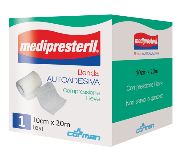 MEDIPRESTERIL BENDA AUTOADESIVA 10X2000 CM 1 PEZZO - Farmacia Murachelli Di Putelli dr. Giovanni