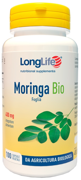 LONGLIFE MORINGA BIO 100 CAPSULE VEGETALI - Farmacia Murachelli Di Putelli dr. Giovanni