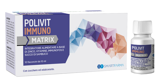 POLIVIT IMMUNO MATRIX 10 FLACONCINI DA 10 ML - Farmacia Murachelli Di Putelli dr. Giovanni