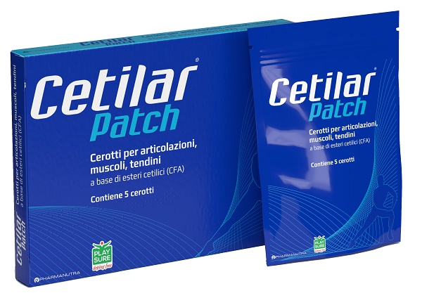 CEROTTO MONOUSO CETILAR PATCH PER ARTICOLAZIONI MUSCOLI E TENDINI 5 PEZZI - Farmacia Murachelli Di Putelli dr. Giovanni
