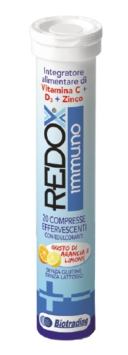 REDOX IMMUNO EFFERVESCENTE 20 COMPRESSE GUSTO ARANCIA E LIMONE - Farmacia Murachelli Di Putelli dr. Giovanni