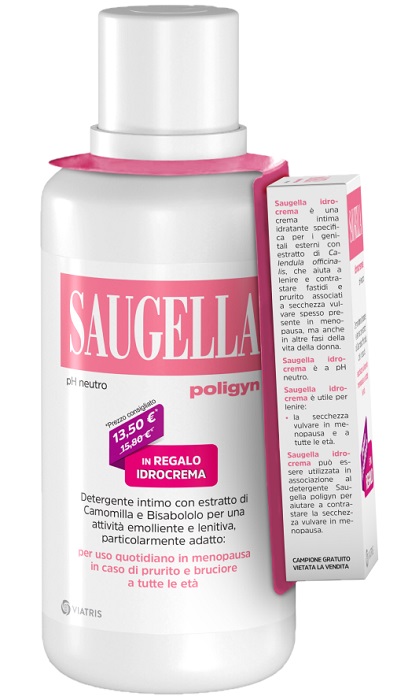 SAUGELLA POLIGYN 500ML + SAUGELLA IDROCREMA 10ML IN REGALO - Farmacia Murachelli Di Putelli dr. Giovanni