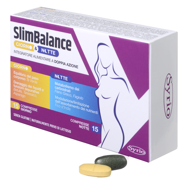 SLIM BALANCE GIORNO E NOTTE 15 COMPRESSE GIORNO 15 COMPRESSE NOTTE - Farmacia Murachelli Di Putelli dr. Giovanni