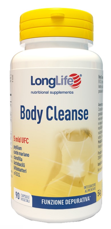 LONGLIFE BODY CLEANSE 90 CAPSULE VEGETALI - Farmacia Murachelli Di Putelli dr. Giovanni