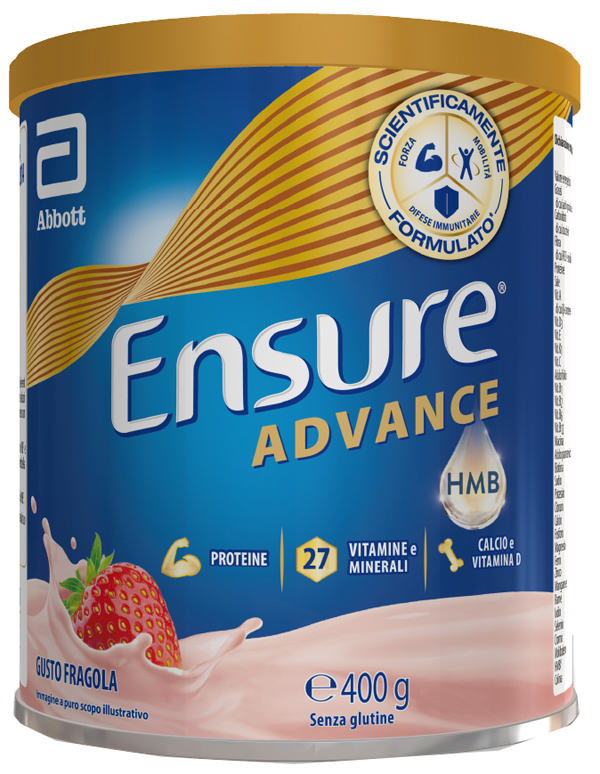 ENSURE ADVANCE FRAGOLA 400 G - Farmacia Murachelli Di Putelli dr. Giovanni