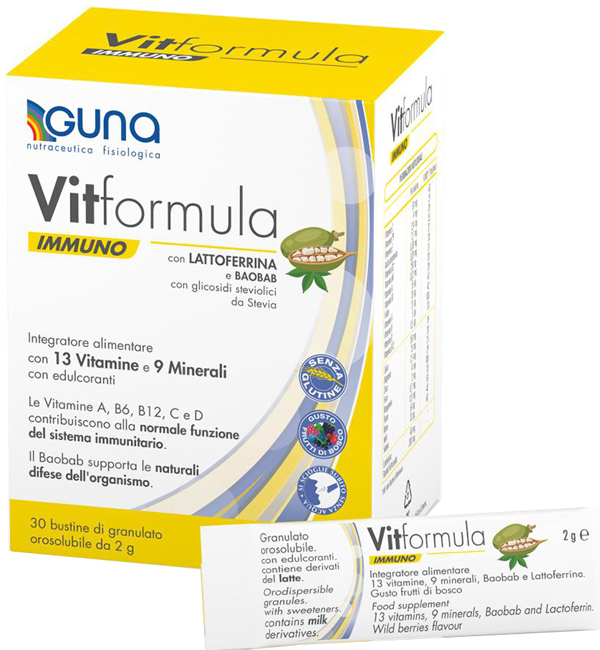 VITFORMULA IMMUNO 30 STICK DA 2 G - Farmacia Murachelli Di Putelli dr. Giovanni