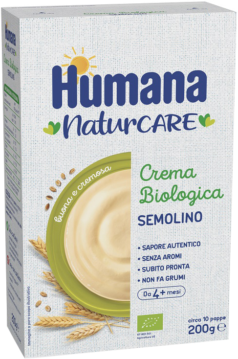 HUMANA CREMA BIOLOGICA SEMOLINO 200 G - Farmacia Murachelli Di Putelli dr. Giovanni