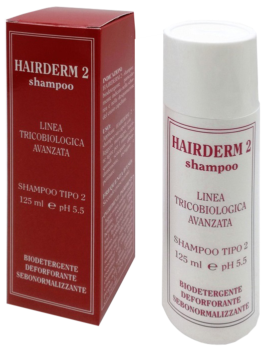 HAIRDERM SHAMPOO 2 RINFORZANTE SEBONORMALIZZANTE 125 ML - Farmacia Murachelli Di Putelli dr. Giovanni