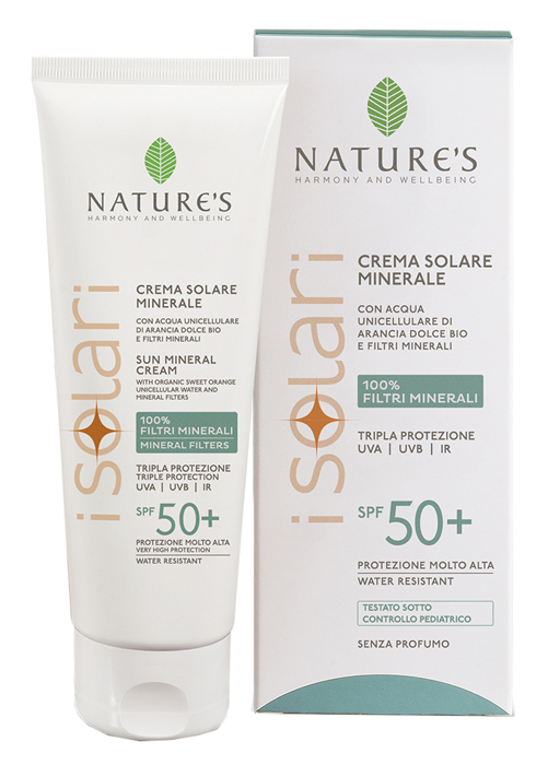 NATURE'S I SOLARI CREMA VISO CORPO MINERALE SPF50+ 100 ML - Farmacia Murachelli Di Putelli dr. Giovanni