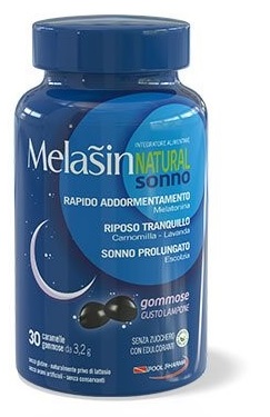 MELASIN NATURAL SONNO 1MG 30 CARAMELLE GOMMOSE GUSTO LAMPONE - Farmacia Murachelli Di Putelli dr. Giovanni