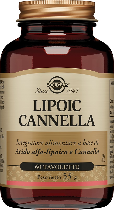 LIPOIC CANNELLA 60 TAVOLETTE - Farmacia Murachelli Di Putelli dr. Giovanni