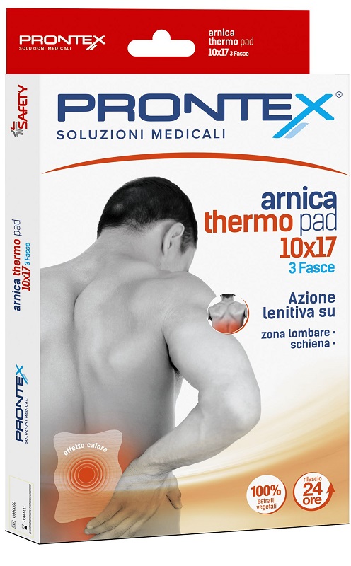 FASCIA PRONTEX ARNICA THERMO PAD 10 X 17 3 PEZZI - Farmacia Murachelli Di Putelli dr. Giovanni
