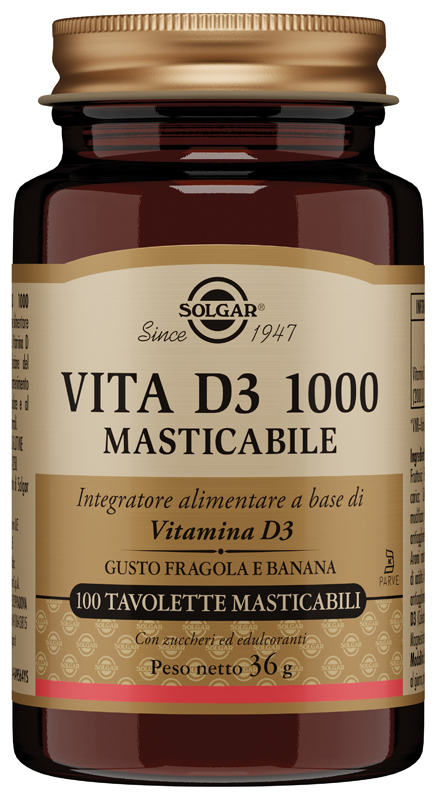 VITA D3 1000 100 TAVOLETTE MASTICABILI - Farmacia Murachelli Di Putelli dr. Giovanni