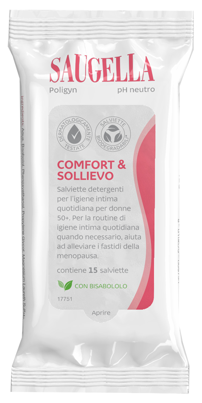 SAUGELLA POLIGYN SALVIETTINE 15 PEZZI - Farmacia Murachelli Di Putelli dr. Giovanni