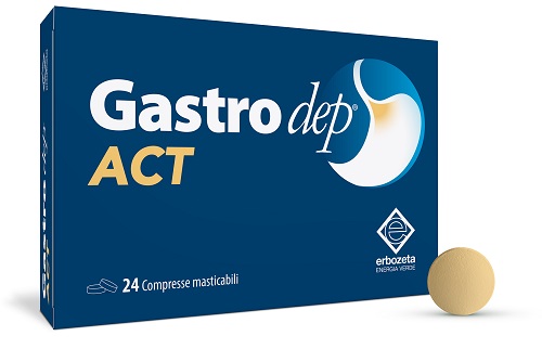 GASTRODEP ACT 24 COMPRESSE MASTICABILI - Farmacia Murachelli Di Putelli dr. Giovanni