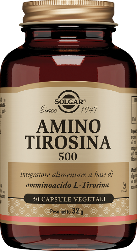 AMINO TIROSINA 500 50 CAPSULE VEGETALI - Farmacia Murachelli Di Putelli dr. Giovanni