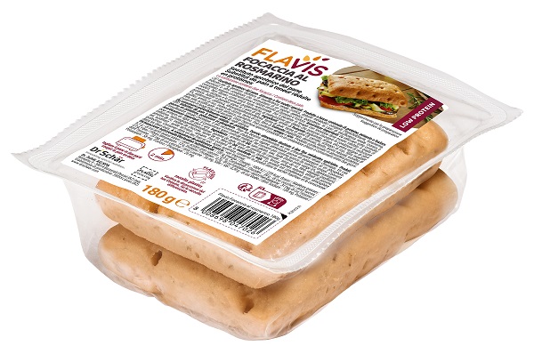 FLAVIS FOCACCIA ROSMARINO 2 PEZZI DA 90 G - Farmacia Murachelli Di Putelli dr. Giovanni