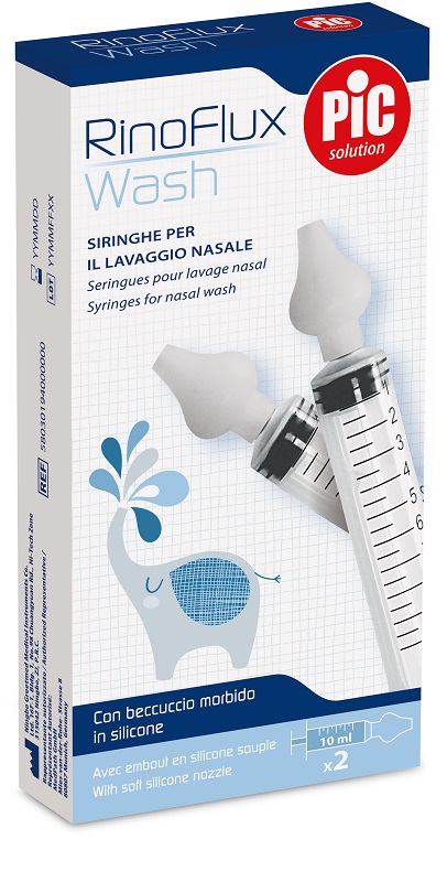 RINOFLUX WASH SIRINGHE LAVAGGIO NASALE 2 PEZZI - Farmacia Murachelli Di Putelli dr. Giovanni