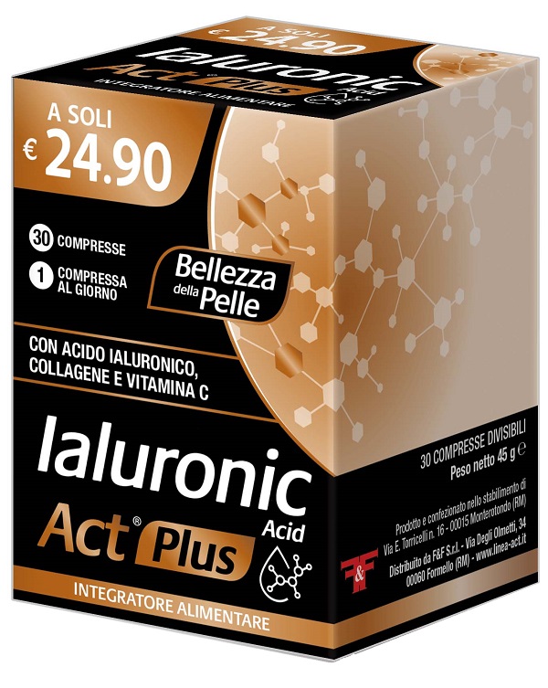 IALURONIC ACID ACT PLUS 30 COMPRESSE DIVISIBILI - Farmacia Murachelli Di Putelli dr. Giovanni