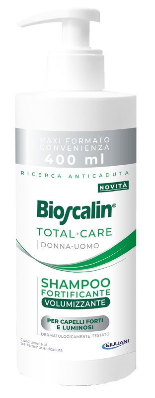 BIOSCALIN TOTAL CARE SHAMPOO FORTIFICANTE VOLUMIZZANTE 400 ML - Farmacia Murachelli Di Putelli dr. Giovanni
