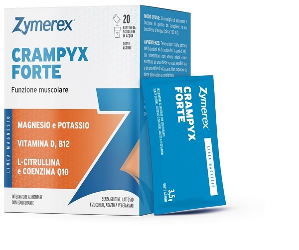 ZYMEREX CRAMPYX FORTE 20 BUSTINE DA 3,5 G GUSTO AGRUMI CON EDULCORANTE SENZA ZUCCHERI SENZA GLUTINE SENZA LATTOSIO - Farmacia Murachelli Di Putelli dr. Giovanni