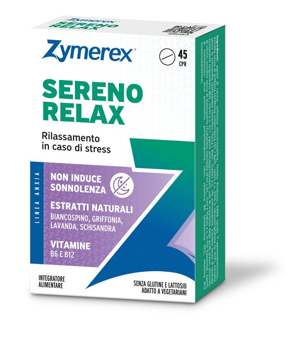 ZYMEREX SERENO RELAX 45 COMPRESSE SENZA GLUTINE SENZA LATTOSIO - Farmacia Murachelli Di Putelli dr. Giovanni
