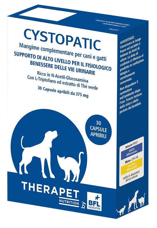 CYSTOPATIC THERAPET 30 CAPSULE - Farmacia Murachelli Di Putelli dr. Giovanni