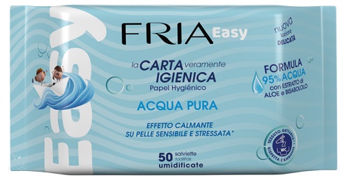 FRIA EASY CARTA IGIENICA ACQUA PURA EFFETTO CALMANTE 50 SALVIETTE - Farmacia Murachelli Di Putelli dr. Giovanni