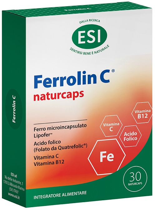 ESI FERROLIN C 30 NATURCAPS - Farmacia Murachelli Di Putelli dr. Giovanni