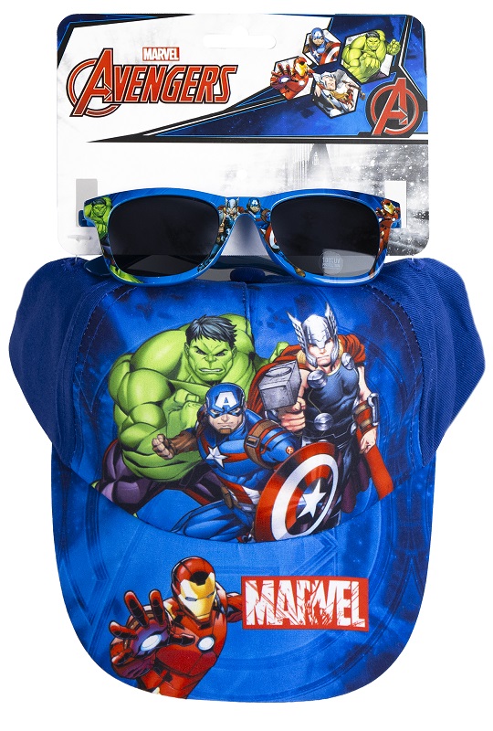 CERDA' AVENGERS SET CAPPELLO BLU/OCCHIALE DA SOLE - Farmacia Murachelli Di Putelli dr. Giovanni