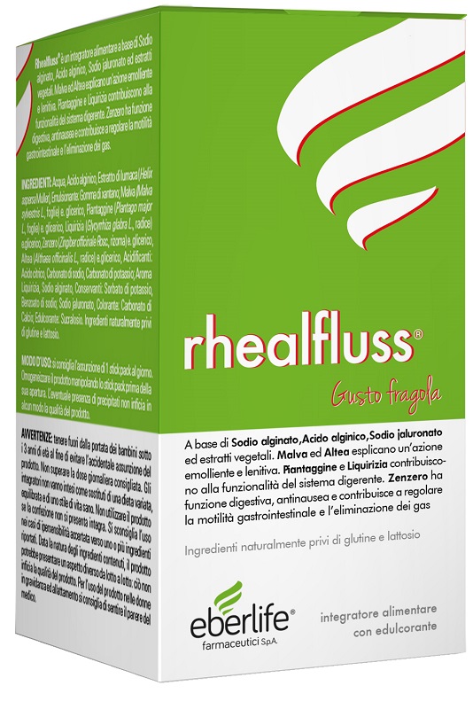 RHEALFLUSS FRAGOLA 20 STICKPACK DA 10 ML - Farmacia Murachelli Di Putelli dr. Giovanni