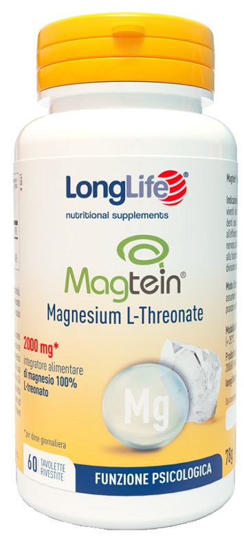 LONGLIFE MAGTEIN MAGNESIO L-THREONATO 60 TAVOLETTE RIVESTITE - Farmacia Murachelli Di Putelli dr. Giovanni