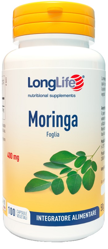 LONGLIFE MORINGA 400MG 100 CAPSULE - Farmacia Murachelli Di Putelli dr. Giovanni