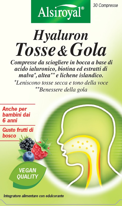 HYALURON TOSSE&GOLA 30 COMPRESSE - Farmacia Murachelli Di Putelli dr. Giovanni
