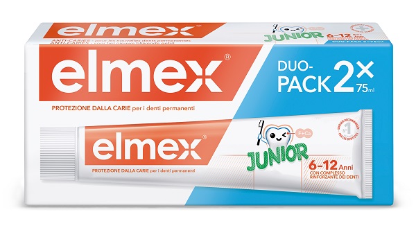 ELMEX JUNIOR DENTIFRICIO 75 ML DUOPACK - Farmacia Murachelli Di Putelli dr. Giovanni