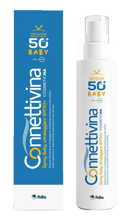 CONNETTIVINA SPRAY BABY ULTRALEGGERO SPF50+ 180 ML - Farmacia Murachelli Di Putelli dr. Giovanni